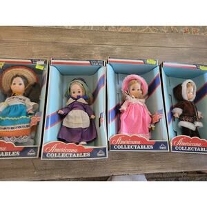 4 Vintage Rare Eugene Americana Doll Collectables
